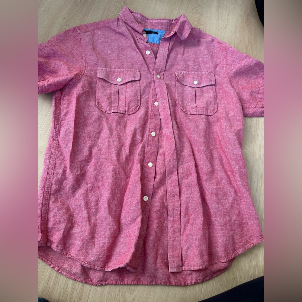 Banana Republic Red and Blue Shirt